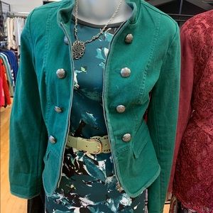 Ann Taylor Loft Military jacket zipper